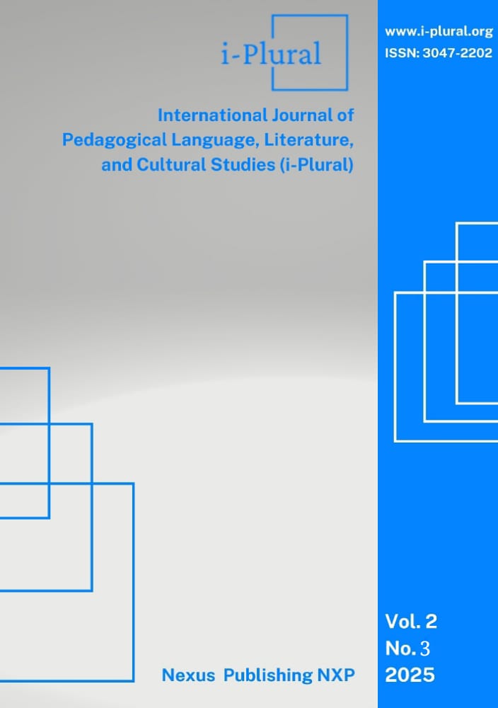 					View Vol. 2 No. 3 (2025):  International Journal of Pedagogical Language, Literature, and Cultural Studies (i-Plural)
				